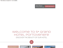 Tablet Screenshot of portoveneregrand.com